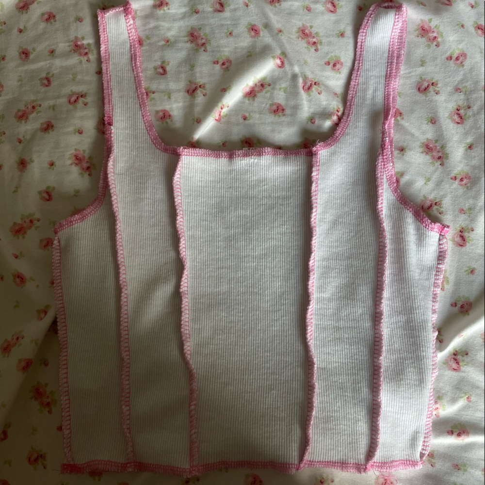 White Crop Top - Size M
